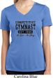 Ladies Shirt Competitive Gymnast Moisture Wicking V-neck Tee T-Shirt