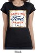 Ladies Shirt Distressed Genuine Ford Parts Longer Length Tee T-Shirt