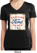 Ladies Shirt Distressed Genuine Ford Parts Moisture Wicking V-neck Tee