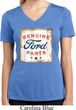 Ladies Shirt Distressed Genuine Ford Parts Moisture Wicking V-neck Tee