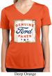 Ladies Shirt Distressed Genuine Ford Parts Moisture Wicking V-neck Tee