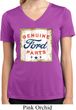 Ladies Shirt Distressed Genuine Ford Parts Moisture Wicking V-neck Tee