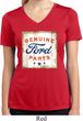 Ladies Shirt Distressed Genuine Ford Parts Moisture Wicking V-neck Tee