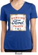 Ladies Shirt Distressed Genuine Ford Parts Moisture Wicking V-neck Tee