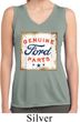 Ladies Shirt Distressed Genuine Ford Sleeveless Moisture Wicking Tee