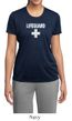 Ladies Shirt Distressed Lifeguard Moisture Wicking Tee T-Shirt