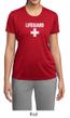 Ladies Shirt Distressed Lifeguard Moisture Wicking Tee T-Shirt