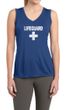 Ladies Shirt Distressed Lifeguard Sleeveless Moisture Wicking Tee