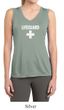 Ladies Shirt Distressed Lifeguard Sleeveless Moisture Wicking Tee