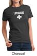 Ladies Shirt Distressed Lifeguard Tee T-Shirt