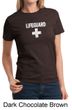 Ladies Shirt Distressed Lifeguard Tee T-Shirt