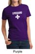 Ladies Shirt Distressed Lifeguard Tee T-Shirt