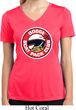 Ladies Shirt Dodge Scat Pack Club Moisture Wicking V-neck Tee T-Shirt