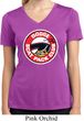 Ladies Shirt Dodge Scat Pack Club Moisture Wicking V-neck Tee T-Shirt