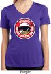 Ladies Shirt Dodge Scat Pack Club Moisture Wicking V-neck Tee T-Shirt