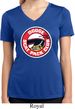 Ladies Shirt Dodge Scat Pack Club Moisture Wicking V-neck Tee T-Shirt