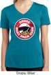 Ladies Shirt Dodge Scat Pack Club Moisture Wicking V-neck Tee T-Shirt