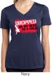 Ladies Shirt Dropped On My Head Moisture Wicking V-neck Tee T-Shirt