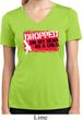 Ladies Shirt Dropped On My Head Moisture Wicking V-neck Tee T-Shirt