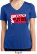 Ladies Shirt Dropped On My Head Moisture Wicking V-neck Tee T-Shirt