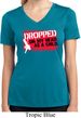 Ladies Shirt Dropped On My Head Moisture Wicking V-neck Tee T-Shirt
