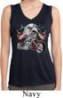Ladies Shirt Eagle Biker Sleeveless Moisture Wicking Tee