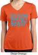 Ladies Shirt Eat Clean Train Like a Beast Moisture Wicking V-neck Tee