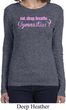Ladies Shirt Eat Sleep Breathe Gymnastics Long Sleeve Tee T-Shirt