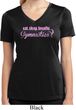 Ladies Shirt Eat Sleep Breathe Gymnastics Moisture Wicking V-neck Tee