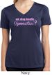 Ladies Shirt Eat Sleep Breathe Gymnastics Moisture Wicking V-neck Tee