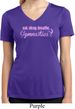 Ladies Shirt Eat Sleep Breathe Gymnastics Moisture Wicking V-neck Tee