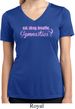 Ladies Shirt Eat Sleep Breathe Gymnastics Moisture Wicking V-neck Tee