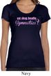 Ladies Shirt Eat Sleep Breathe Gymnastics Scoop Neck Tee T-Shirt