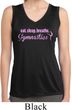 Ladies Shirt Eat Sleep Gymnastics Sleeveless Moisture Wicking Tee