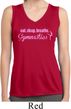 Ladies Shirt Eat Sleep Gymnastics Sleeveless Moisture Wicking Tee