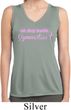 Ladies Shirt Eat Sleep Gymnastics Sleeveless Moisture Wicking Tee