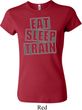 Ladies Shirt Eat Sleep Train Crewneck Tee T-Shirt