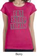 Ladies Shirt Eat Sleep Train Longer Length Tee T-Shirt