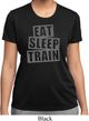 Ladies Shirt Eat Sleep Train Moisture Wicking Tee T-Shirt