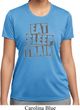 Ladies Shirt Eat Sleep Train Moisture Wicking Tee T-Shirt