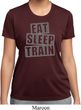 Ladies Shirt Eat Sleep Train Moisture Wicking Tee T-Shirt