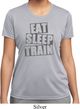 Ladies Shirt Eat Sleep Train Moisture Wicking Tee T-Shirt