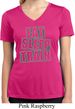 Ladies Shirt Eat Sleep Train Moisture Wicking V-neck Tee