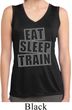 Ladies Shirt Eat Sleep Train Sleeveless Moisture Wicking Tee