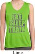 Ladies Shirt Eat Sleep Train Sleeveless Moisture Wicking Tee