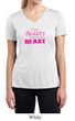 Ladies Shirt Every Beauty Needs a Beast Moisture Wicking V-neck Tee