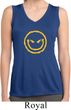 Ladies Shirt Evil Smiley Face Sleeveless Moisture Wicking Tee T-Shirt