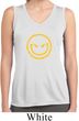 Ladies Shirt Evil Smiley Face Sleeveless Moisture Wicking Tee T-Shirt