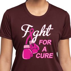 Ladies Shirt Fight For a Cure Moisture Wicking Tee T-Shirt