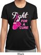 Ladies Shirt Fight For a Cure Moisture Wicking Tee T-Shirt